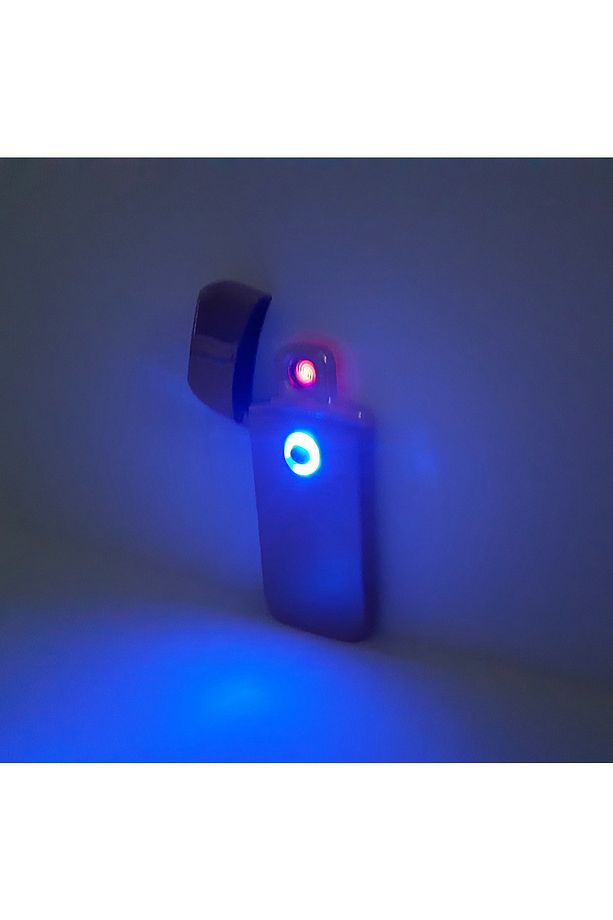 Usb Şarjlı Elektronik Çakmak Dokunmatik Ekran Sigara Çakmağı - 5