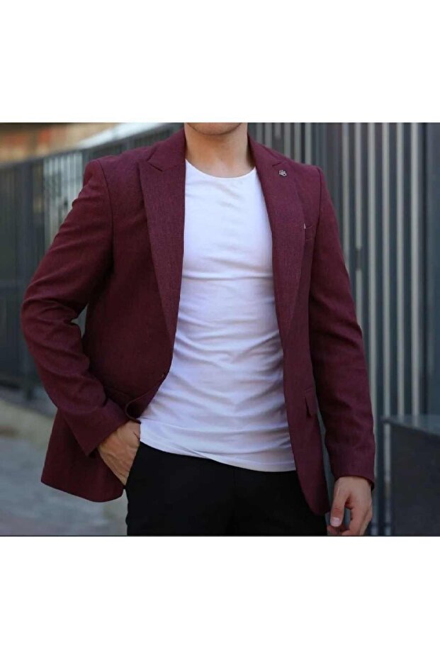 Slim Fit Armürlü Ceket - 1
