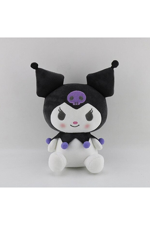Kawaii Sanrio Kuromi Cartoon Plush Toy 25 Cm