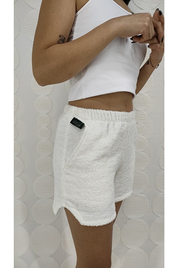 Özel Tasarım Bambu Havlu Şort - 3