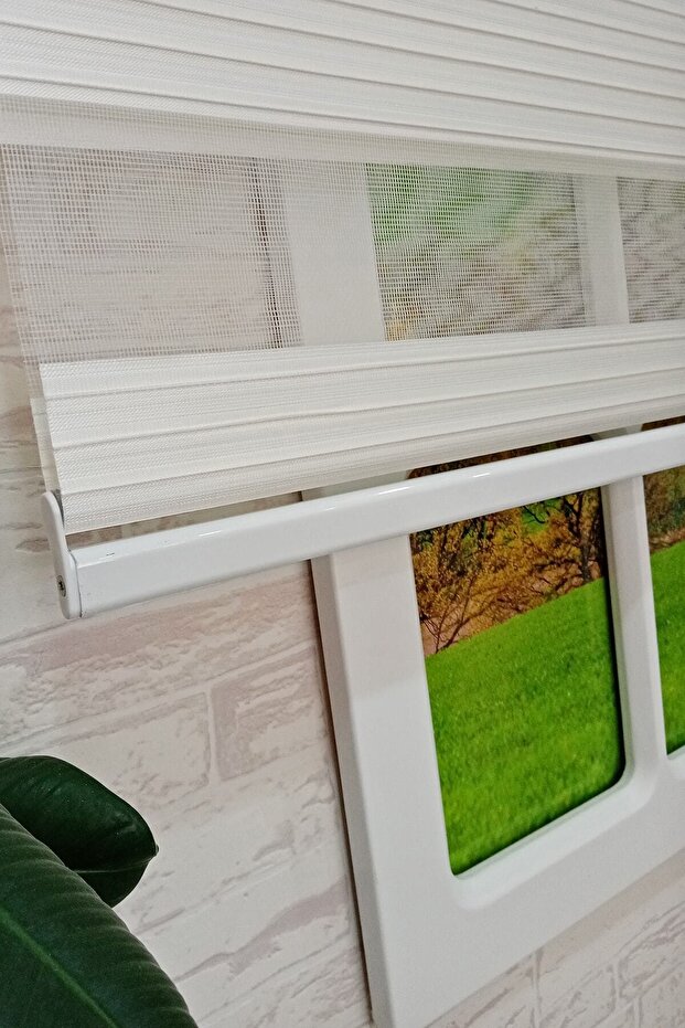 Krem Piliseli Zebra Perde - 2