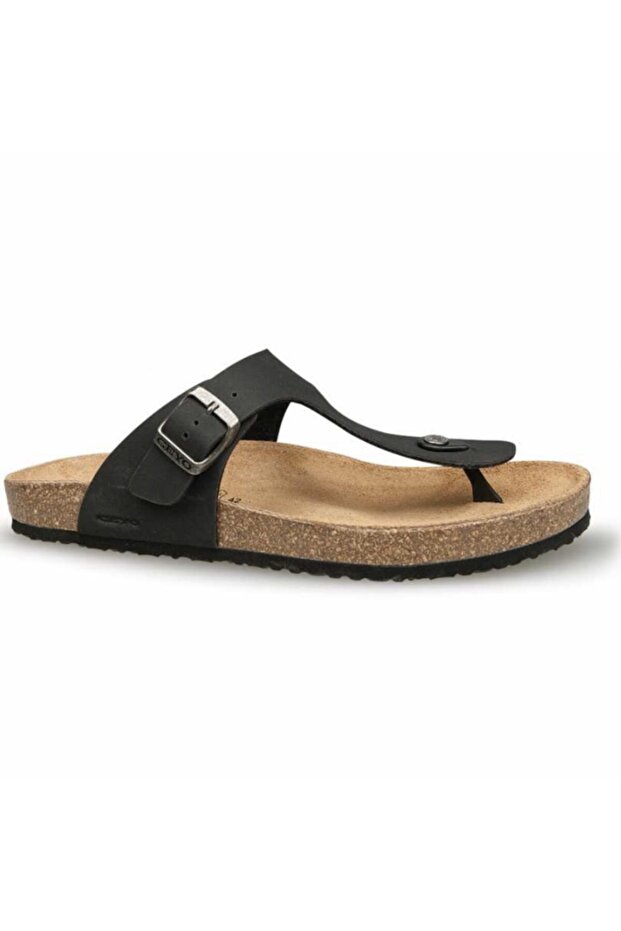 Men's Black Color Flip-Flop Sole Slippers 9910-m