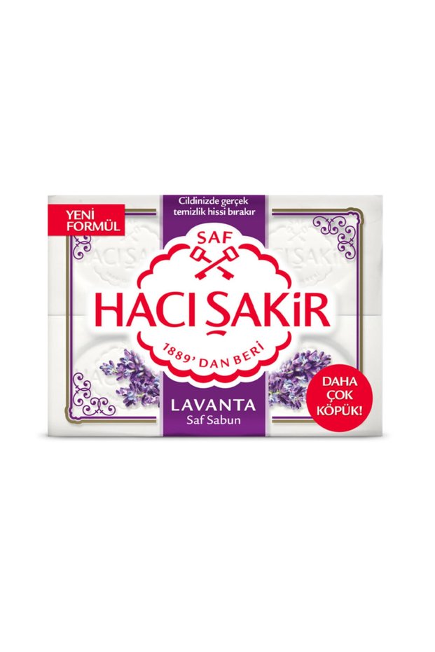 Lavender White Molded Soap 4X150Gr