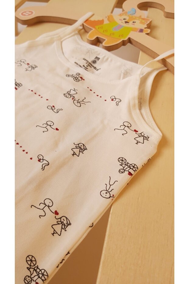 Ceylanoglu Kız Ip Askı Atlet Boxer 3 Lü Takım - 2