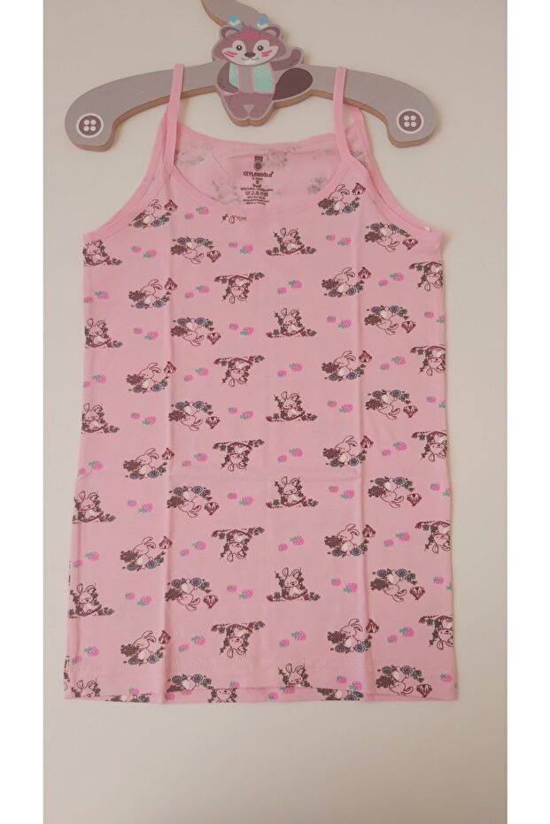 Ceylanoglu Kız Ip Askı Atlet Boxer 3 Lü Takım - 5