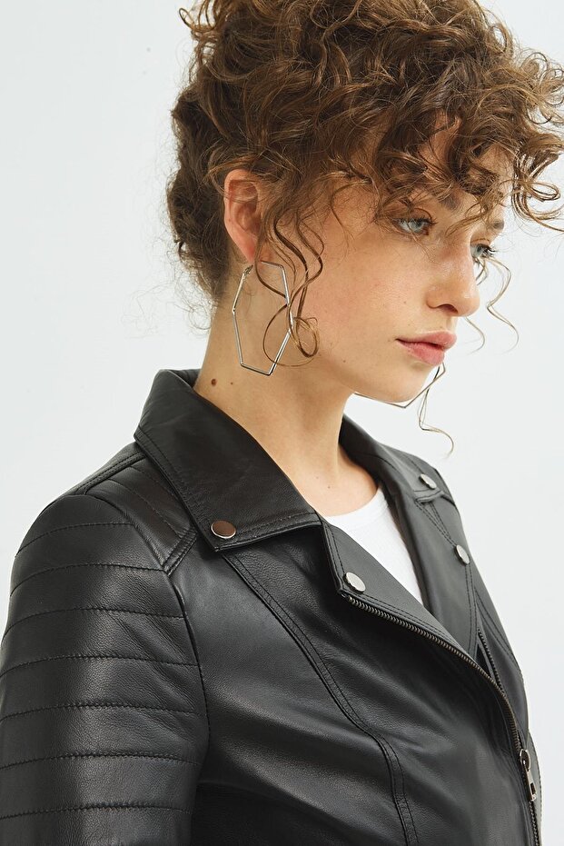 Kadın Siyah Ceket - 4