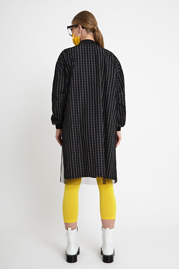 Desenli Trençkot - 5