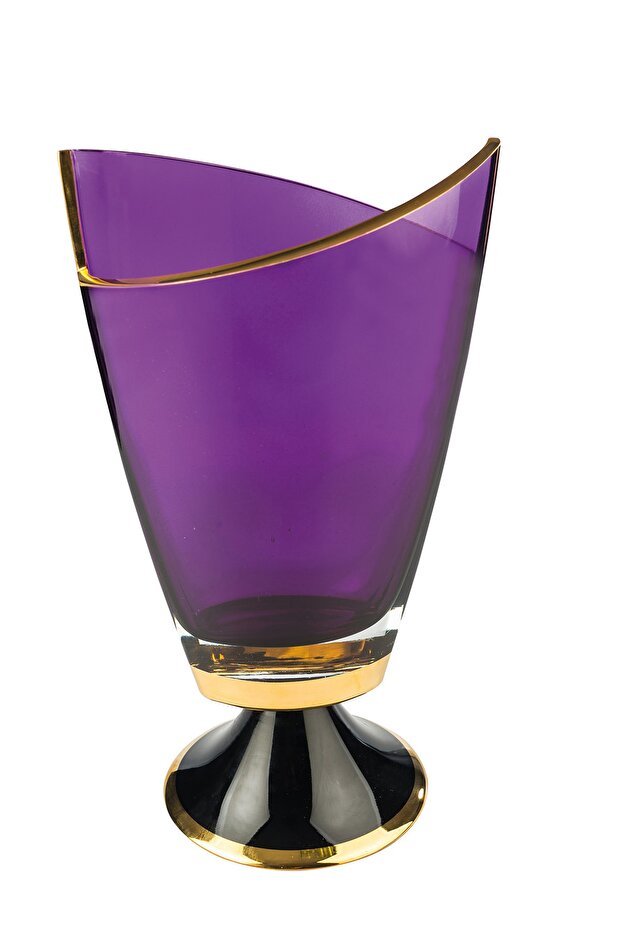 Black&menekşe Vazo - 2