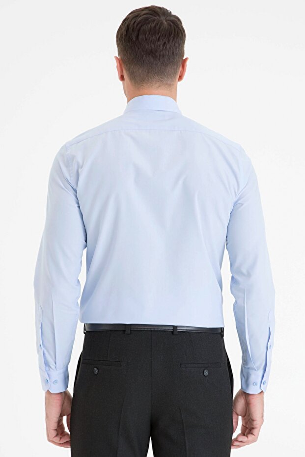 Mavi Slim Fit Basic Gömlek - 3