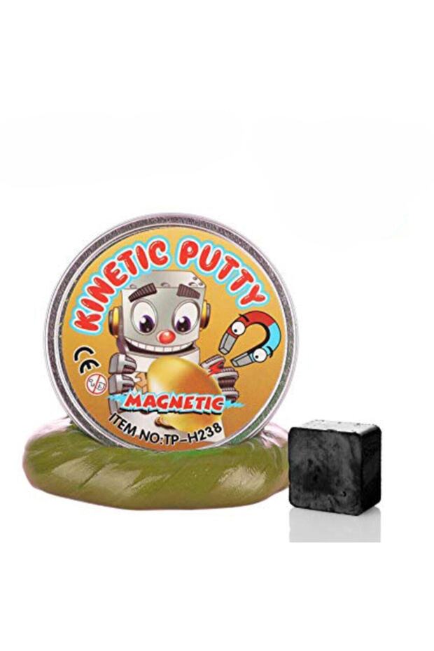 Süper Manyetik Ve Mıknatıs Set Crazy Kinetic Putty Çocuk Oyun Hamuru Stres Giderici - 5