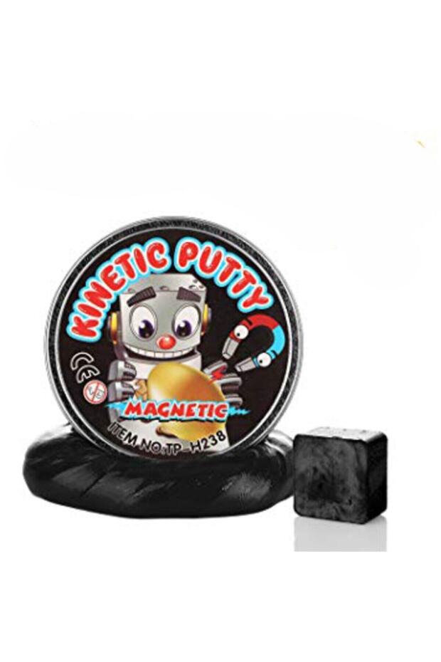 Süper Manyetik Ve Mıknatıs Set Crazy Kinetic Putty Çocuk Oyun Hamuru Stres Giderici - 6