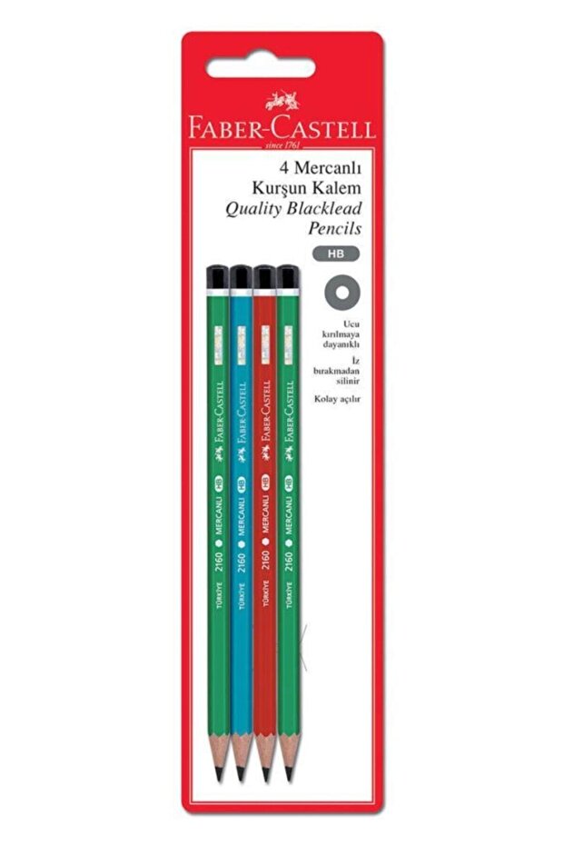 Faber-castell Pencil with Coral 4 Pieces15021604
