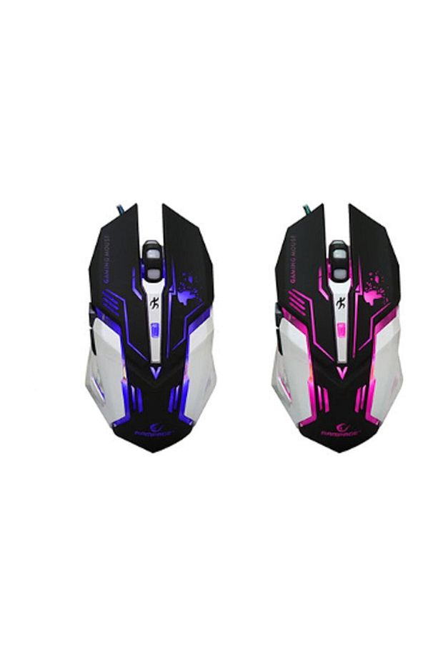 Km-r77 Siyah Usb 3 Farklı Ledli Gaming Q Multimedia Klavye Mouse Set - 4