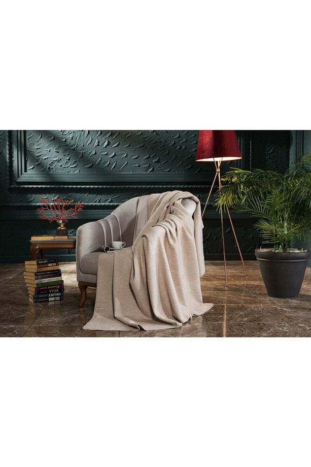 Kahve Soft Battaniye Çift Kişilik (200x220) - 2