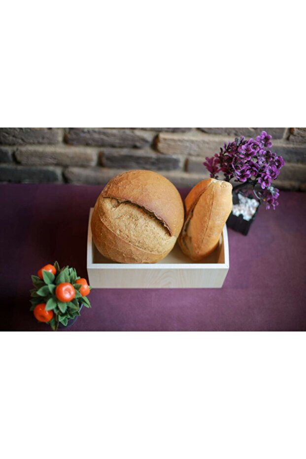 سلة خبز خشب القيقب - 2