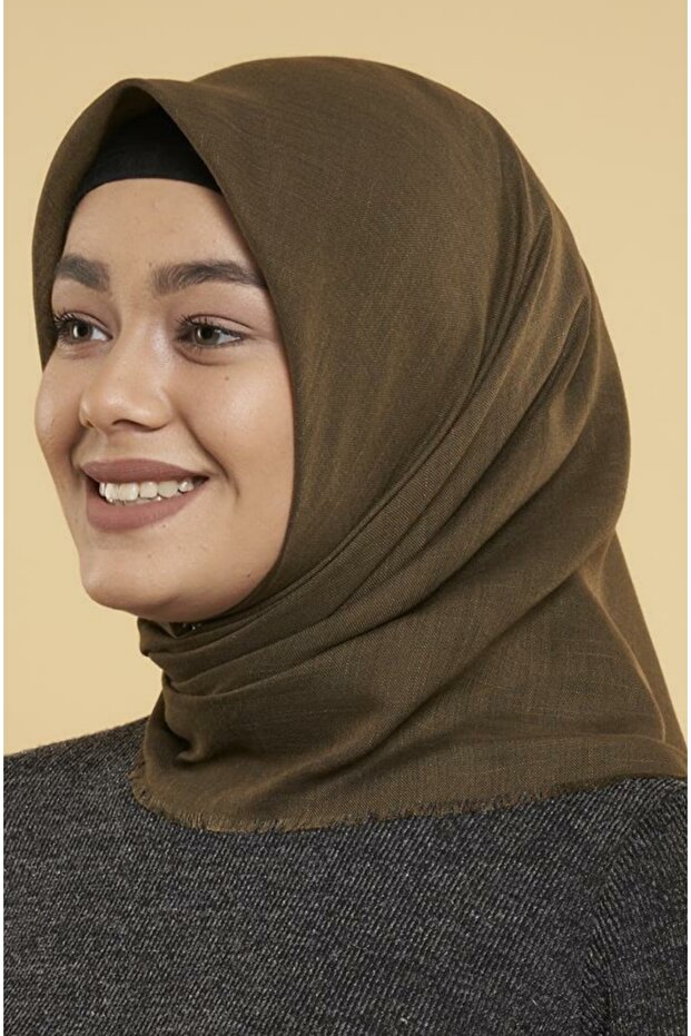 Plain Flame Scarf - 1