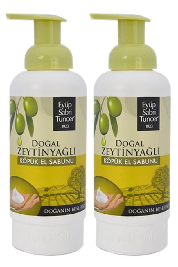 Zeytinyağlı Köpük Sabun 500 ml x 2 Adet - 1
