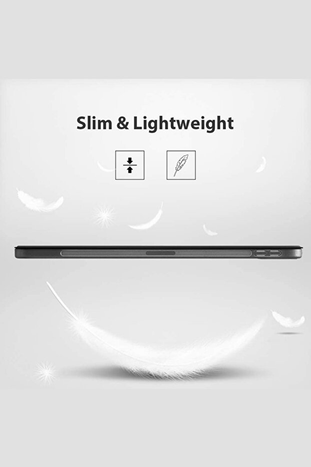 Ipad Pro 12.9 '' 2020 Uyumlu  Hafif Katlanır Akıllı Kılıf - 8