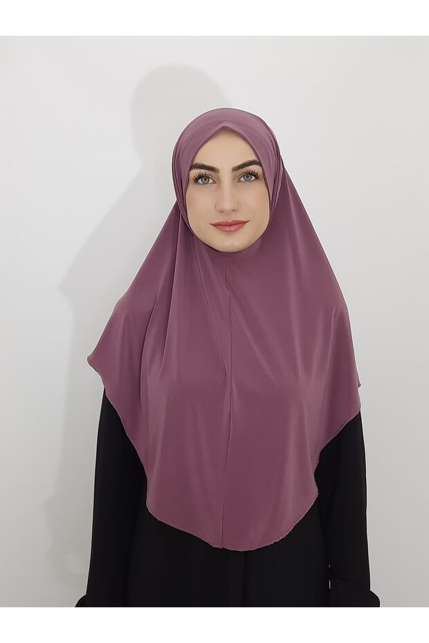 Prayer Cloth, Ready Large Scarf, Malaysian Model, Suitable for Hijap, Hajj Umrah Sandy Fabric Lilac