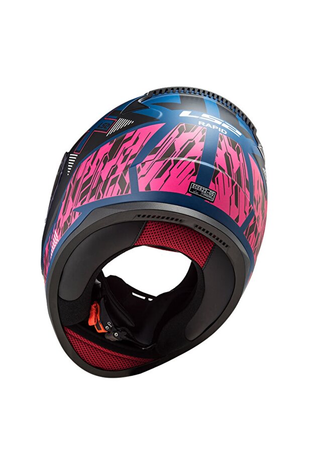 Rapıd Xtreet Kapalı Kask Mat Mavi-mor X-large - 4