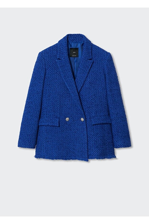 Mücevher Düğmeli Tüvit Ceket - 3