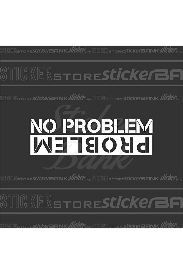Araba Sticker No Problem Sticker - 1