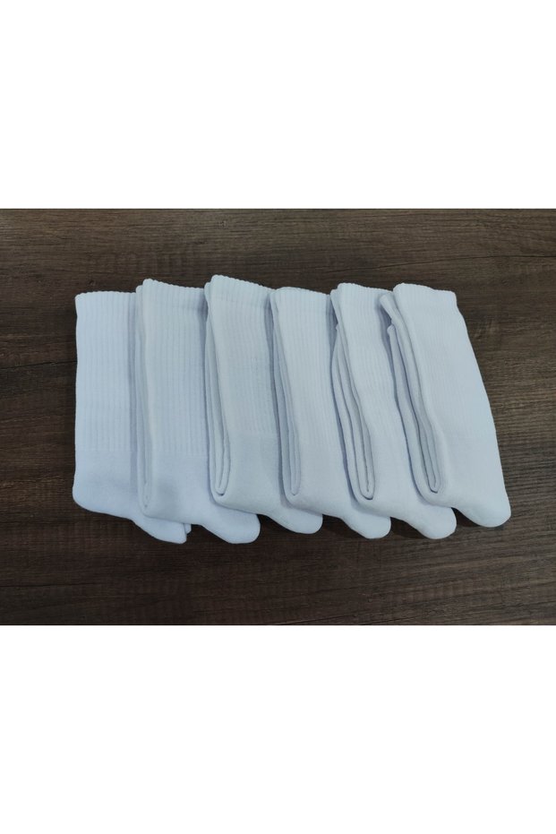 Children's 6 Pairs Tennis Towel Sports Socks Cotton