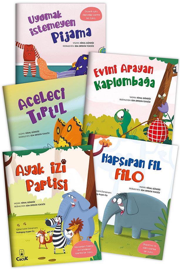3-6 Yaş Farkındalık Üzerine Eğitici “eğlenceli Hikâyelerle Kazanımlar” Okul Öncesi 5 Masal Kitabı - 1