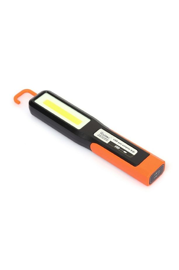 Mıknatıslı Ikaz Lambası Çalışma Oto Tamir Kamp Lambası Cob Led El Feneri Şarjlı - 2