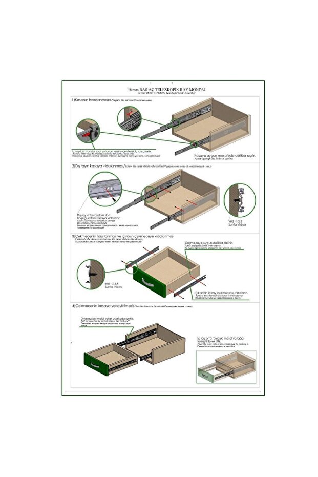 Teleskopik Bas Aç Ray 45 Cm - 2