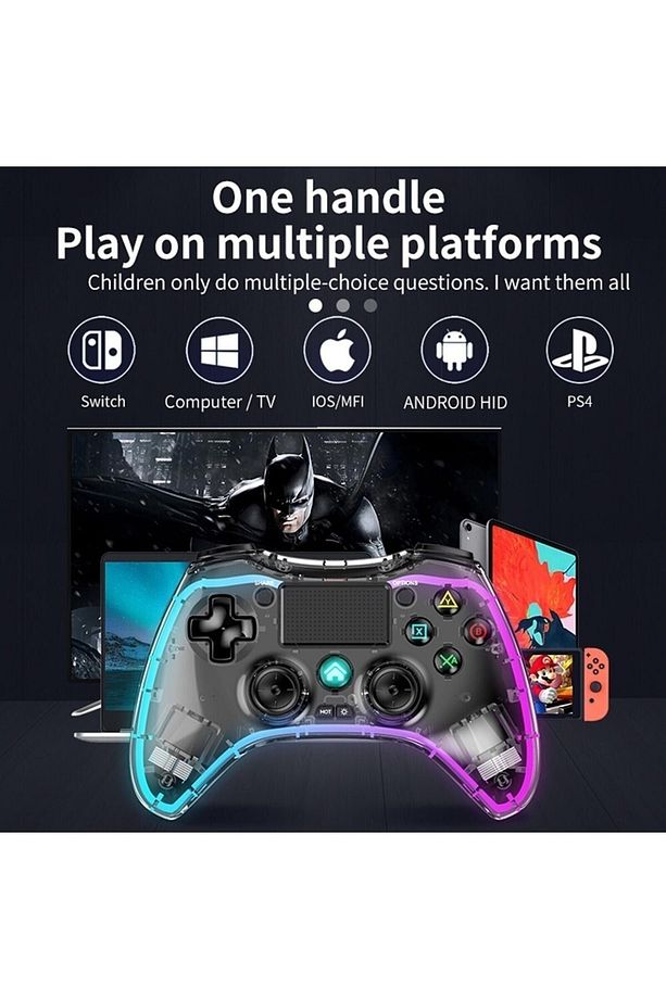 Wireless Gaming Controller Kablosuz Gamepad Telefon/android/ıos/pc/ps4/tv Box Uyumlu Oyun Kolu - 4