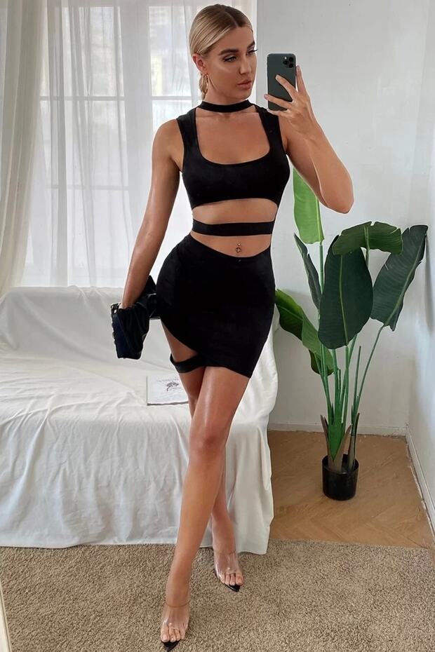 Fantezi Mini Elbise - 2