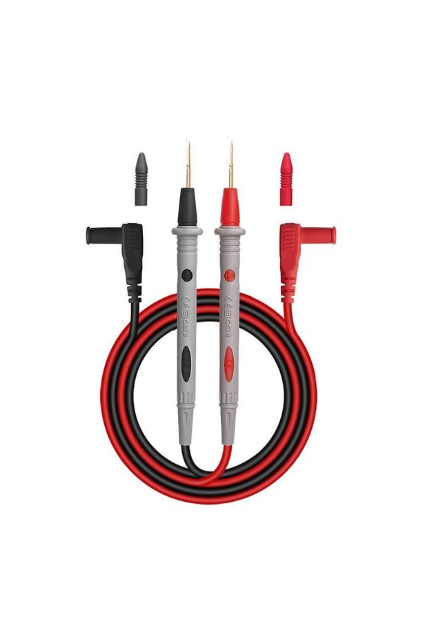 1 Çift Iğne Uçlu Multimetre Probu 1000v 20a Tüm Multimetreler Ile Uyumlu Test Ölçüm Kalosu - 1