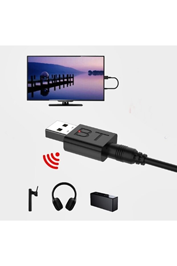 Bluetooth Audio Transmitter Receiver Usb Bluetooth Adapter For Wireless Listening From PC And TV With Headphones - 4