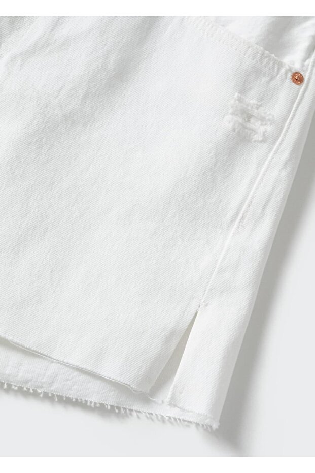 Rahat Kesim Denim Şort - 7