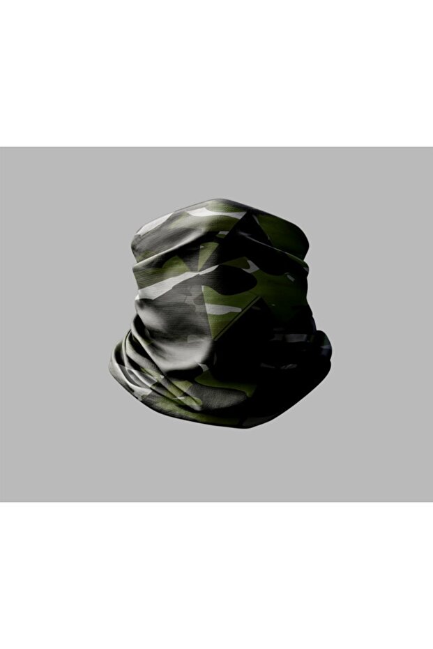 Camouflage Designed Biker Buff Mask Outdoor Neck Collar Unisex Bandana
