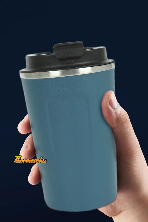 380 ml Mug Termos, Bardak Termos, Iş Ofis Termos, Çay Kahve Termos, Piknik Kamp Termos, Araç Termos - 1