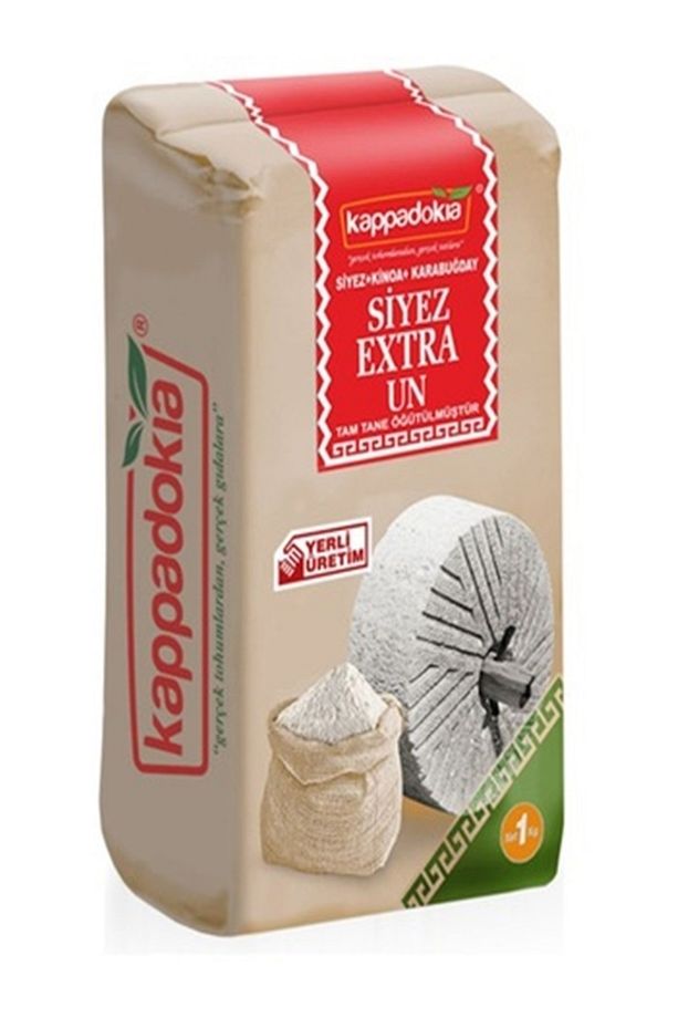 Karabuğday (greçka) Un 1kg + Yulaf Un 1 Kg + Siyez Extra Un 1 Kg - 4