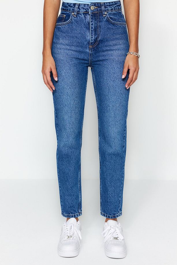 Mavi Yüksek Bel Mom Jeans TWOSS23JE00085 - 4