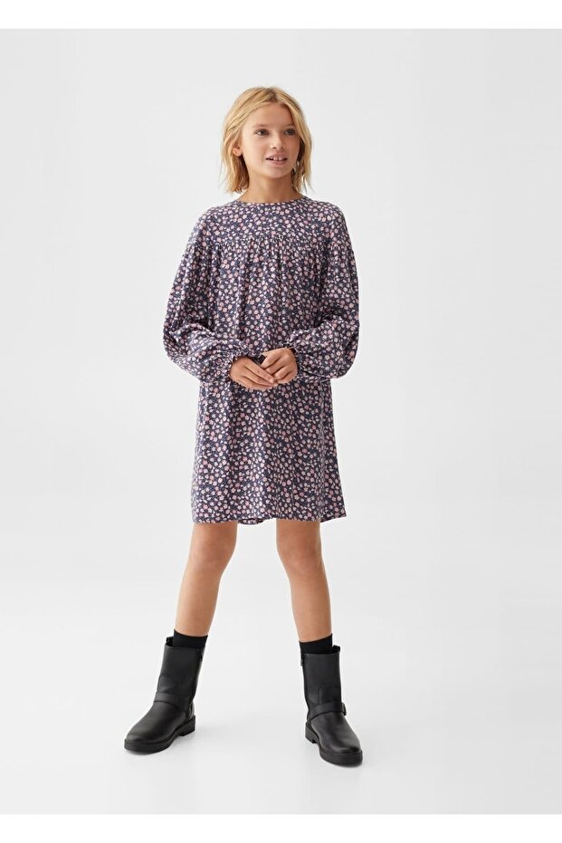 Çiçekli Elbise - 2