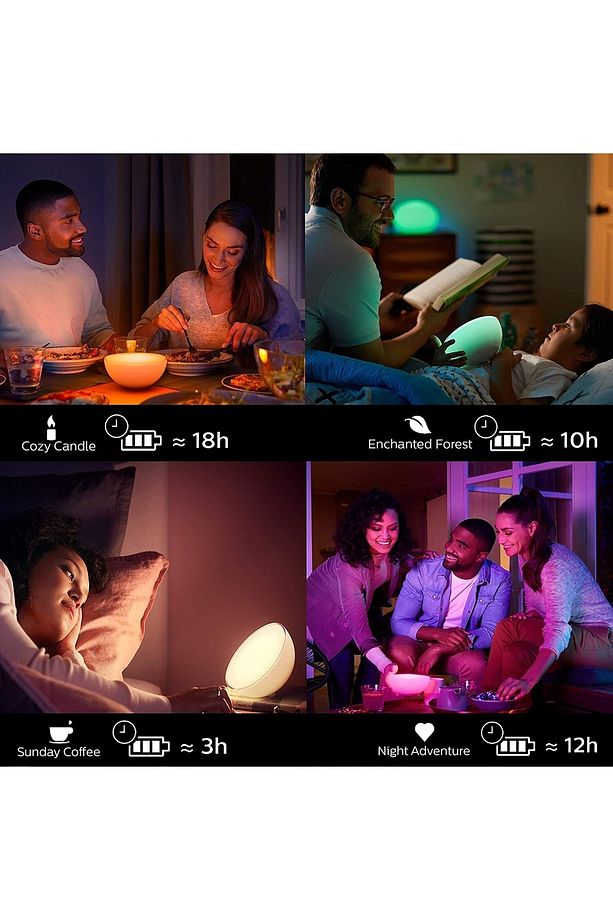 Hue Go V2 Şarjlı Akıllı Led Masa Lambası, Özel Başlangıç Seti - 4