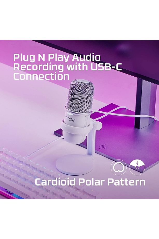 Solocast Usb Gaming Mikrofon, Beyaz - 2