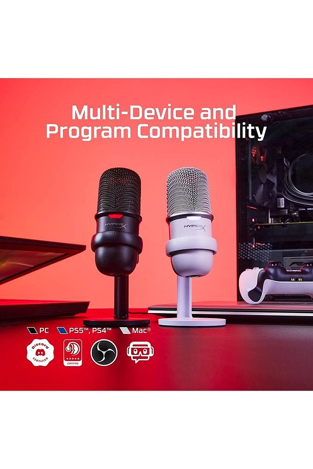 Solocast Usb Gaming Mikrofon, Beyaz - 7