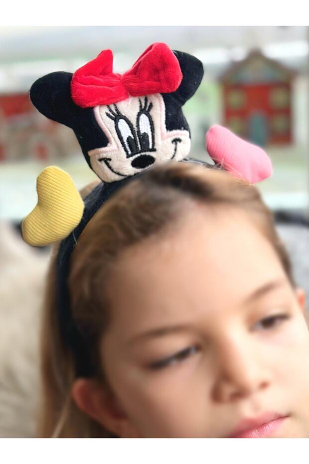Cute Giant Large 3d Dimensional Toy Plush Minnie Mouse Crown Heart Mouse Children's Crown