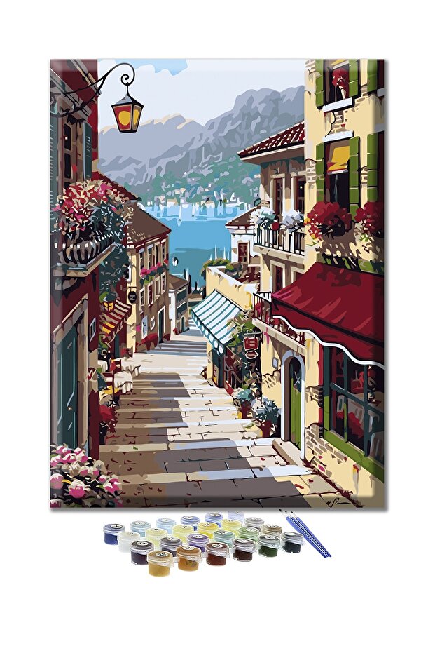 Sayılarla Boyama Seti - Liman Yolu - 7