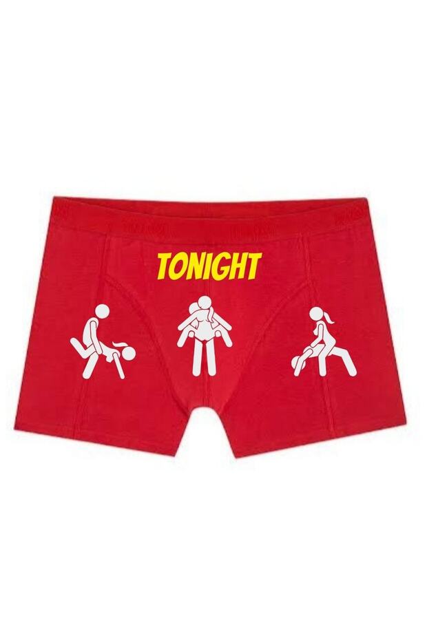 Tonight - Red Men's Gift Boxer