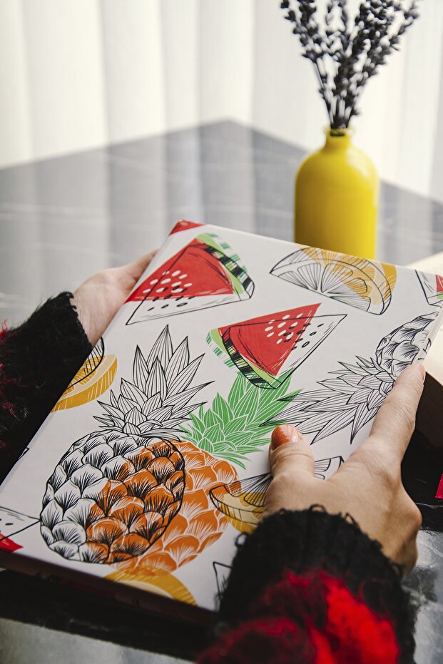 دفتر ملاحظات ذو غطاء صلب وخياطة بخيوط - مقاس A5 (15 × 21 سم) - 1