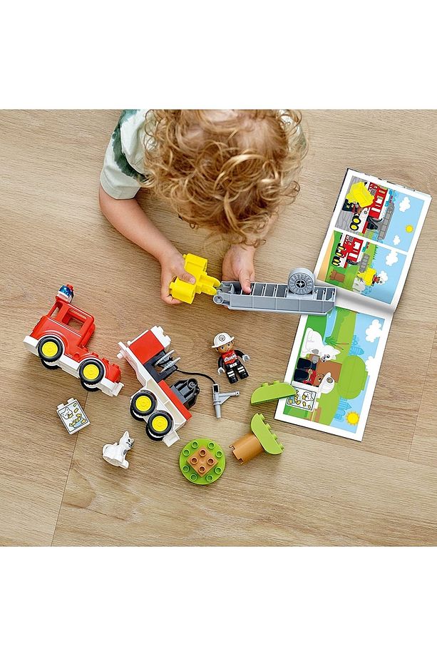 ® Duplo® Kurtarma Itfaiye Kamyonu 10969 - 2 Yaş Ve Üzeri Çocuklar Için Işıklı Ve Sirenli Itfaiye - 8