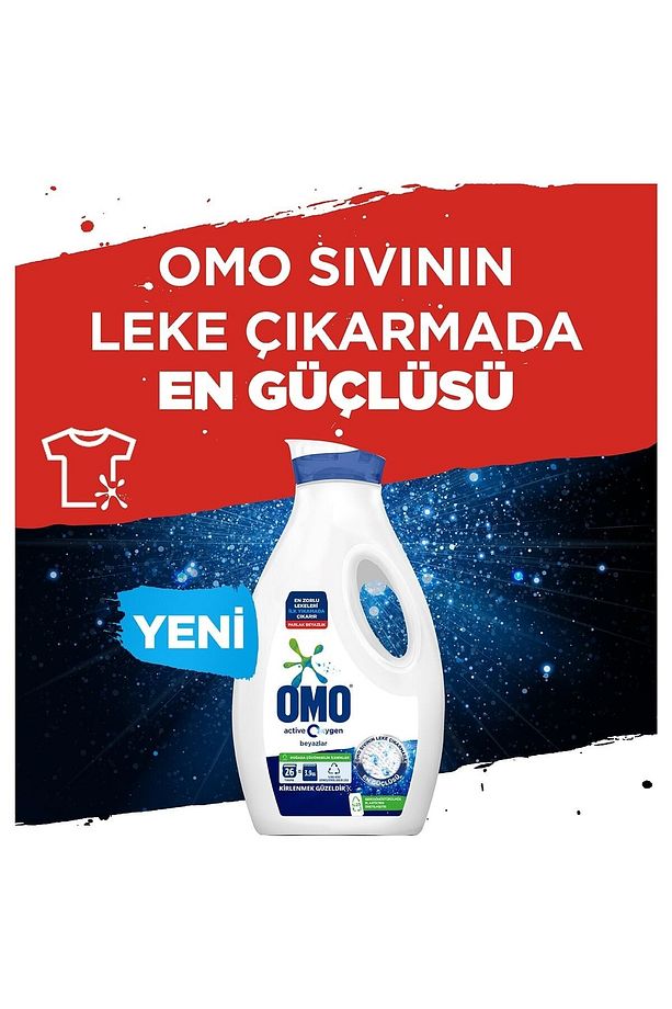 Active Oxygen Sıvı Deterjan Beyazlar Için En Zorlu Lekeleri Ilk Yıkamada Çıkarır 1690 Mlx3 - 9