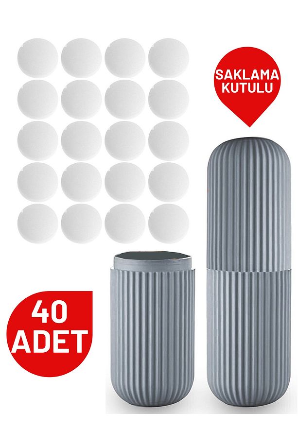 Tablet Naftalin Güve Topu Naftalin Kutulu Set 40 Adet 714118 - 1